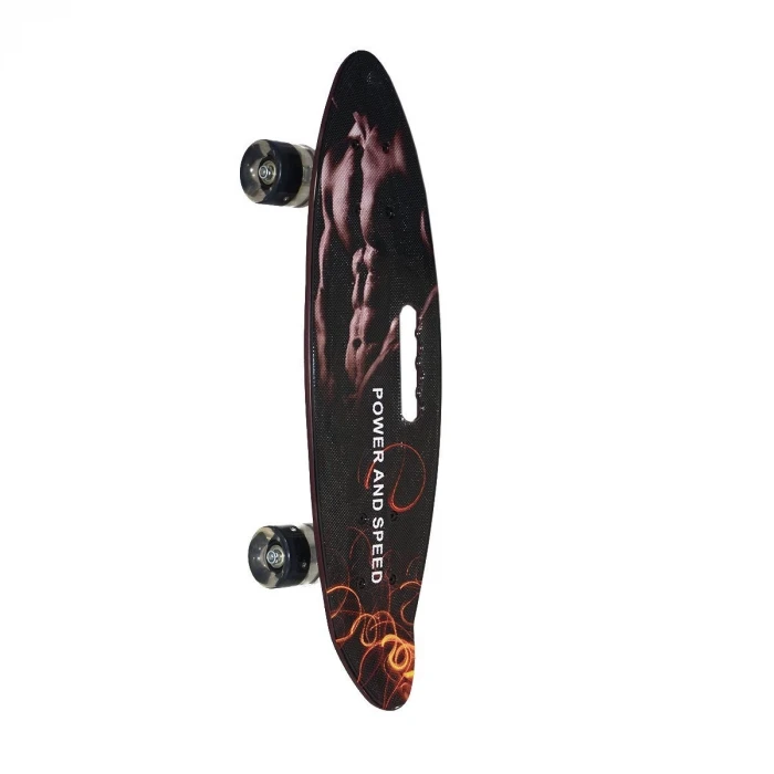 ieg™ 885 Desenli Orta Boy Işıklı Kaykay 60 cm