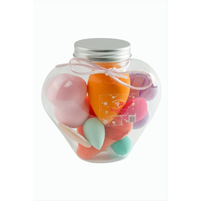 ieg™ 9 Adet Kalp Şişeli Makyaj Süngeri