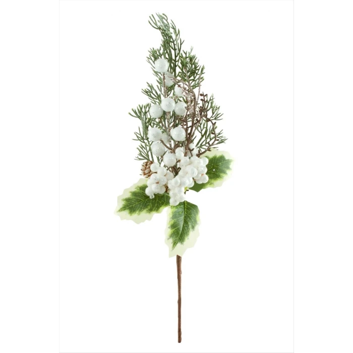 ieg™ Ağaç Beyaz Kokina Yılbaşı Süsü 34 cm