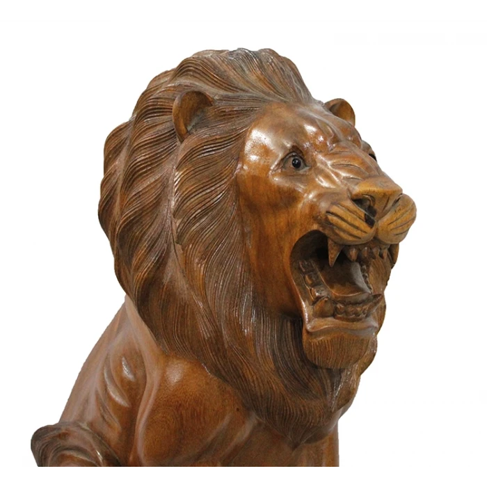 ieg™ Ahşap Aslan Figürü 50 cm
