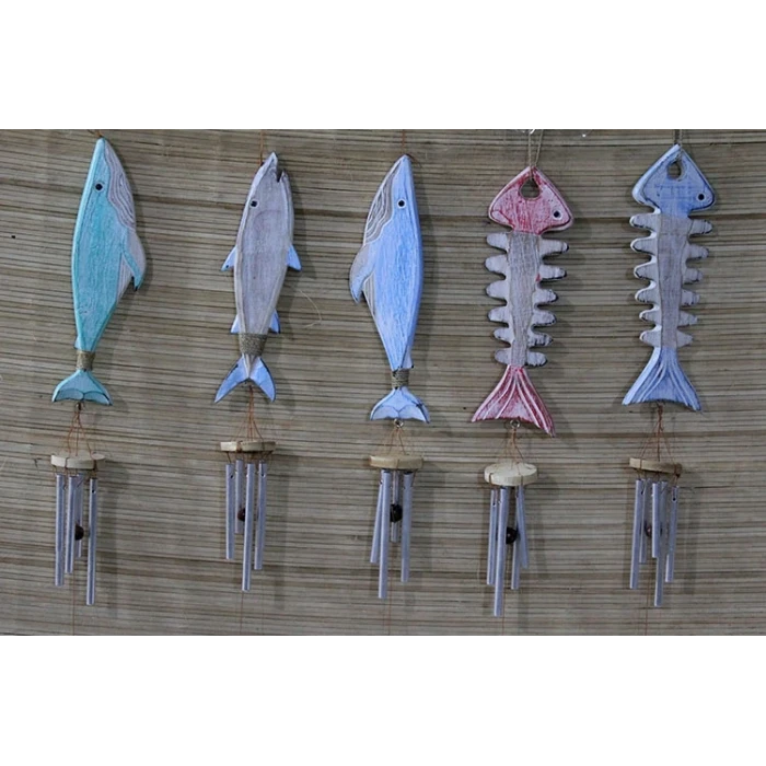 ieg™ Ahşap Balıklı Metal Çan