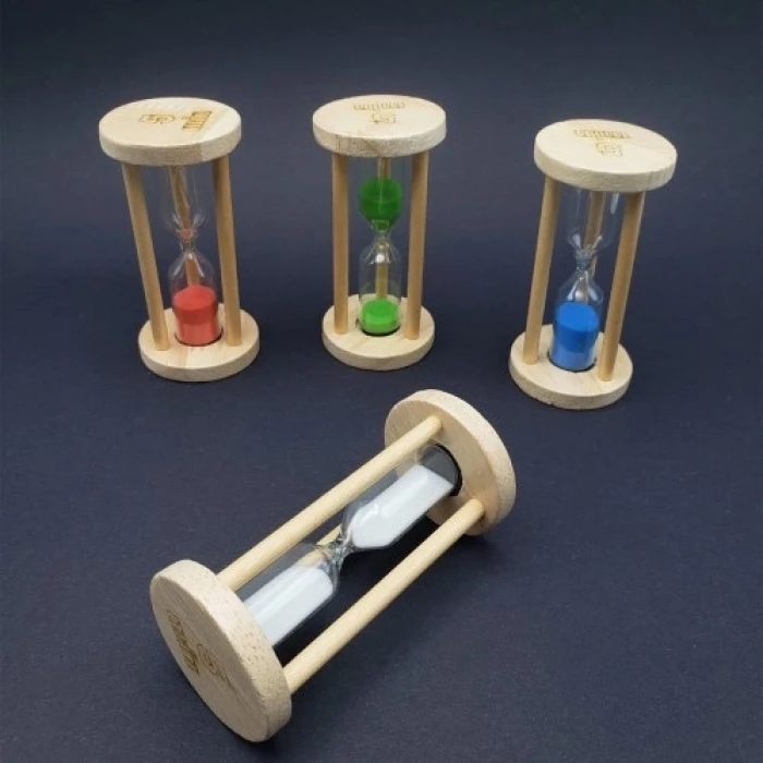 ieg™ Ahşap Dekoratif 5 Dakikalık  Kum Saati