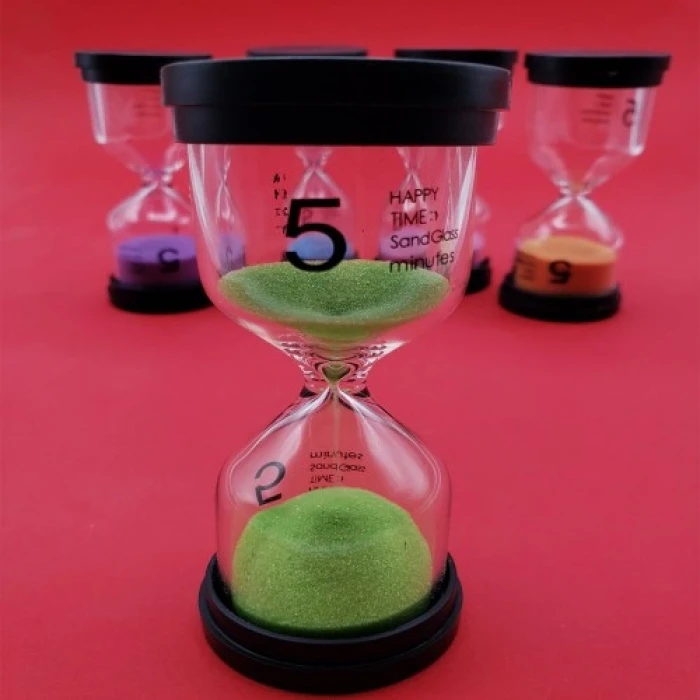 ieg ™ Ahşap Dekoratif Kum Saati 5 Dakika