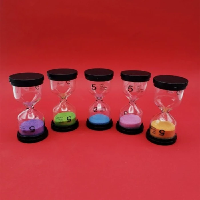 ieg ™ Ahşap Dekoratif Kum Saati 5 Dakika