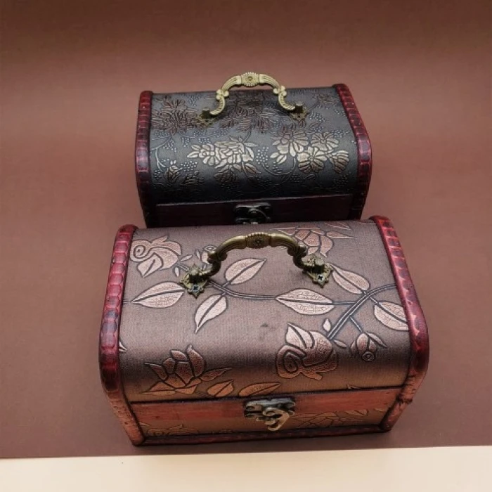 ieg™ Ahşap Deri Sandık Kutusu