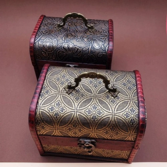 ieg™ Ahşap Deri Sandık Kutusu