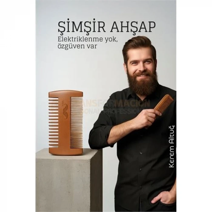 retroieg™ Ahşap Sakal ve Bıyık Tarağı – Antistatik Şimşir Tarak