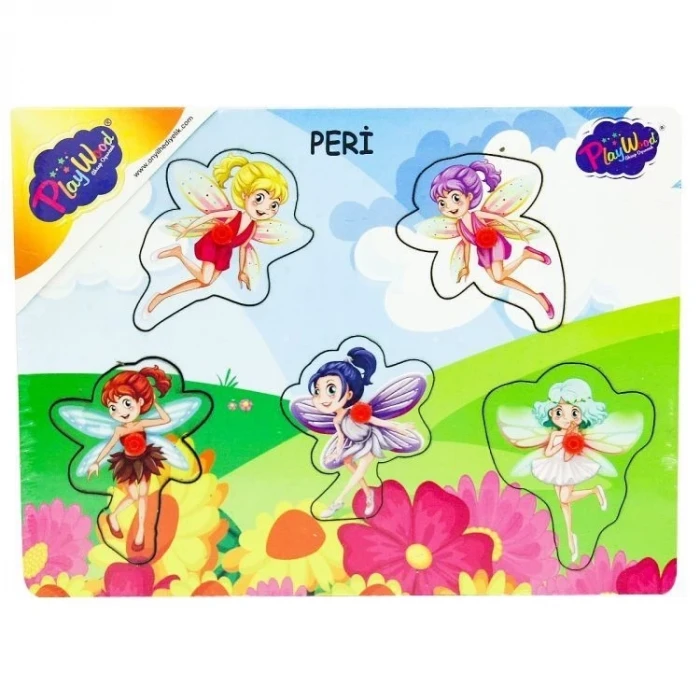 ieg™ Ahşap Tutmalı Peri Kızı Puzzle