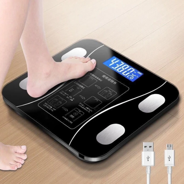 ieg™ Akıllı Kablosuz Dijital Banyo Ve Vücut Yağ Ağırlık Ölçeği Vücut Kompozisyonu Analizörü Bluetoothlu Tartı