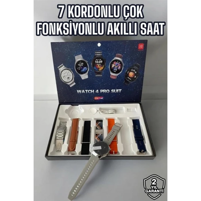 ieg™ Akıllı Saat 7 Kordonlu Yeni Nesil Arama Cevaplayan Çok Fonksiyonlu