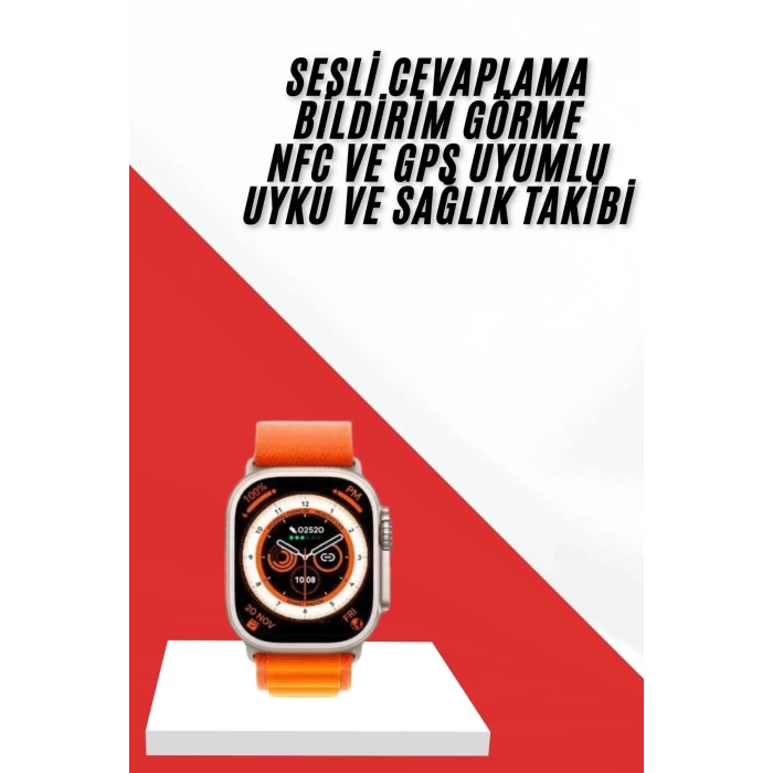 ieg™ Akıllı Saat GPS Özelliği Bildirim Görme Adımsayar Sesli Görüşme Yapabilen
