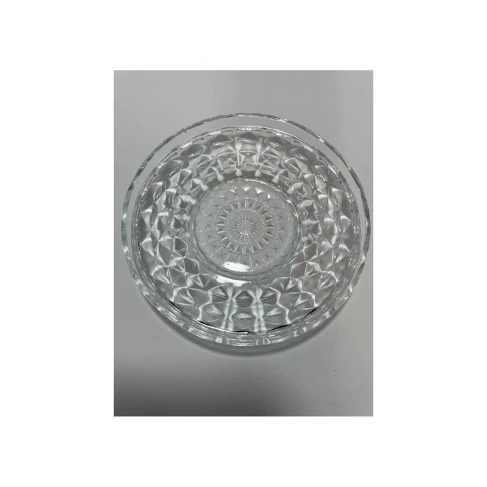 ieg™ Alin Adela 6lı Cam Çay Tabağı Çay Tabak Altlığı -RYG8030