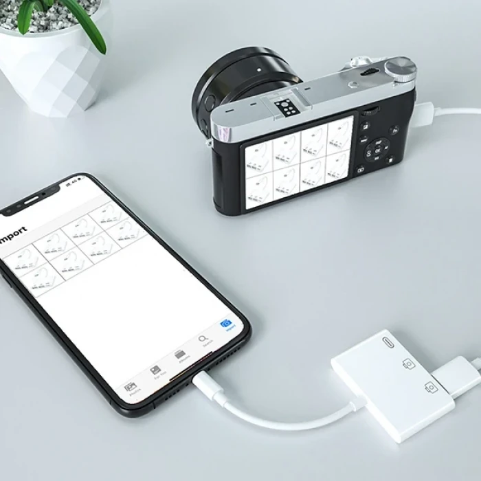 ieg™ Ally 3in1 İphone/ipad Lightning To Usb Kamera Okuyucu