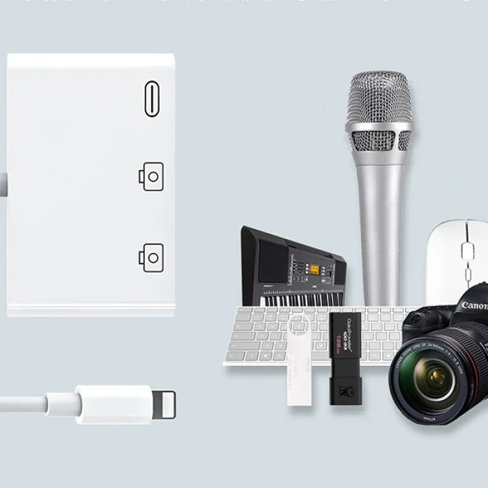 ieg™ Ally 3in1 İphone/ipad Lightning To Usb Kamera Okuyucu