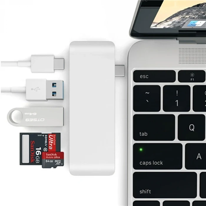 ieg™ Ally 5 İn1 Usb-c Hub 3.0 Type-c Şarj Kart Reader Type-c Bütün Cihazlar İçin