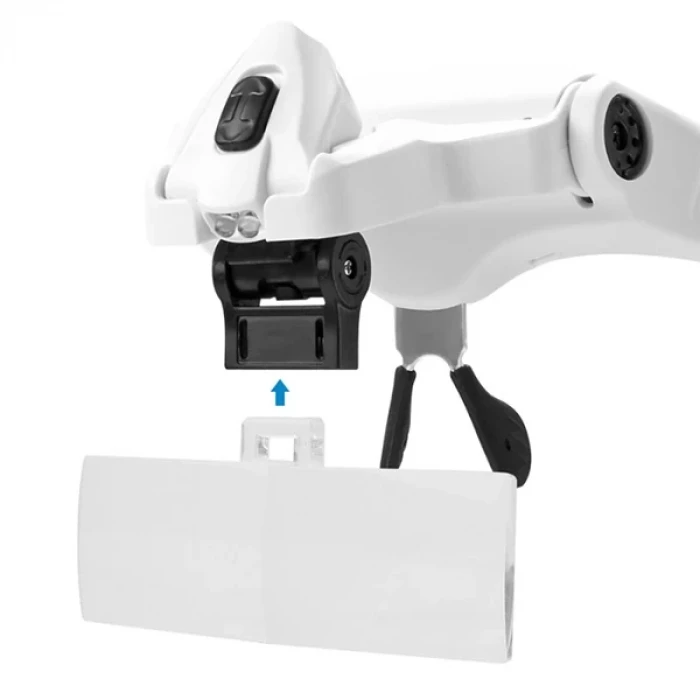 ieg™ Ally 9892b2 Yedek Lensli Led Işıklı Kafa Büyüteçi