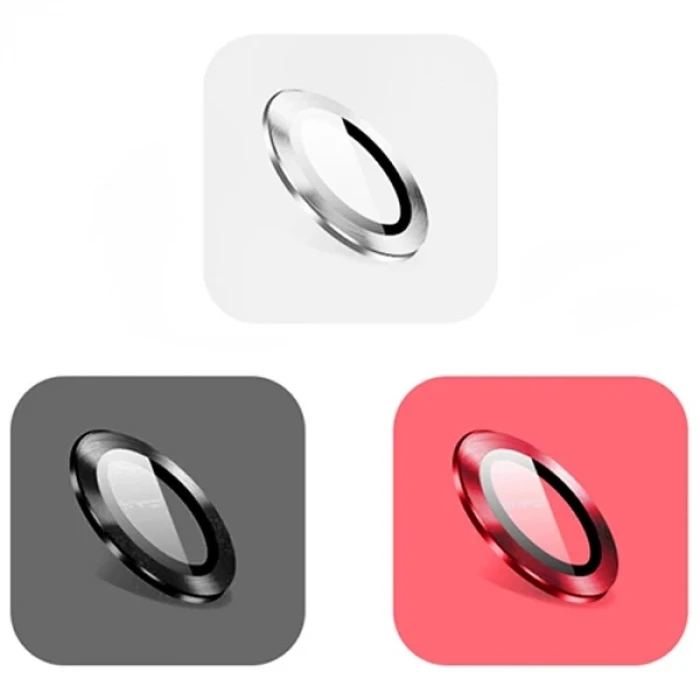 ieg™ Ally İphone 11  6.1 3d  Metal Çerçeveli Kamera Lens Koruyucu