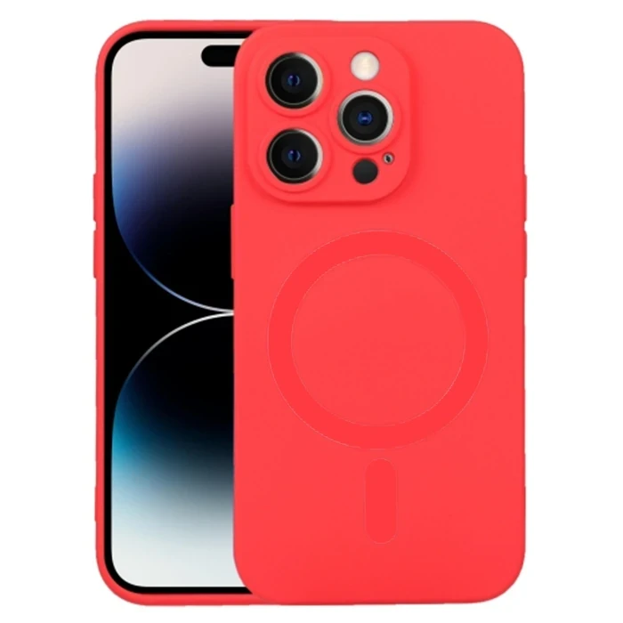 ieg™ Ally İphone 14 Pro 6.1inç Liquid Silica Magsafe Uyumlu Silikon Kılıf