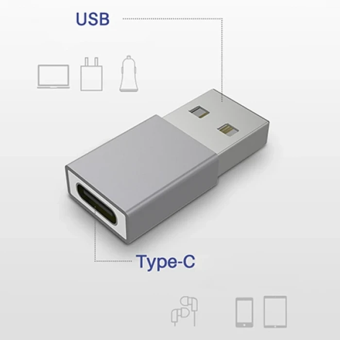 ieg™ Ally Mh-301 Usb To Type-c Dişi Çevirici Dönüştürücü Adaptör