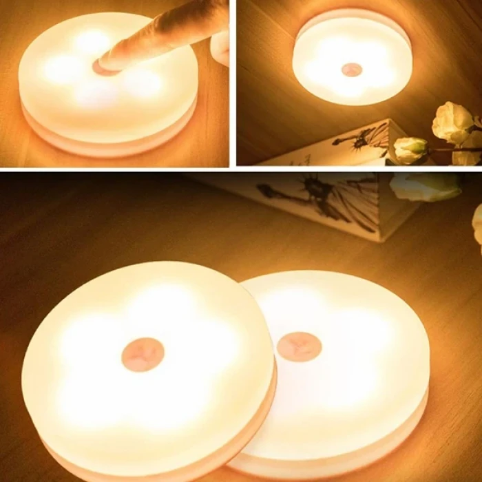 ieg™ Ally Mini 5 Led Usb Şarjjlı Tuşlu Gece Lambası Led
