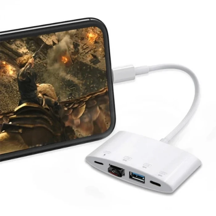 ieg™ Ally Nk-1040 4in1 İphone Lightning To Usb Kamera Adaptörü