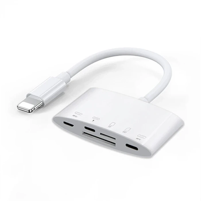 ieg™ Ally Nk-1040+plus İphone Lightning To Sd/tf Card Usb Kamera Adaptörü