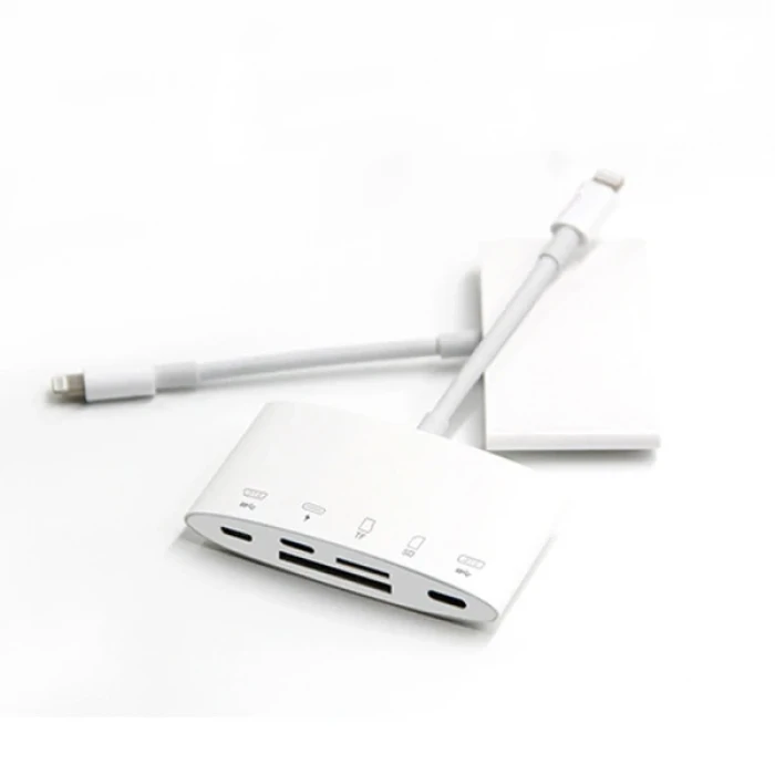 ieg™ Ally Nk-1040+plus İphone Lightning To Sd/tf Card Usb Kamera Adaptörü