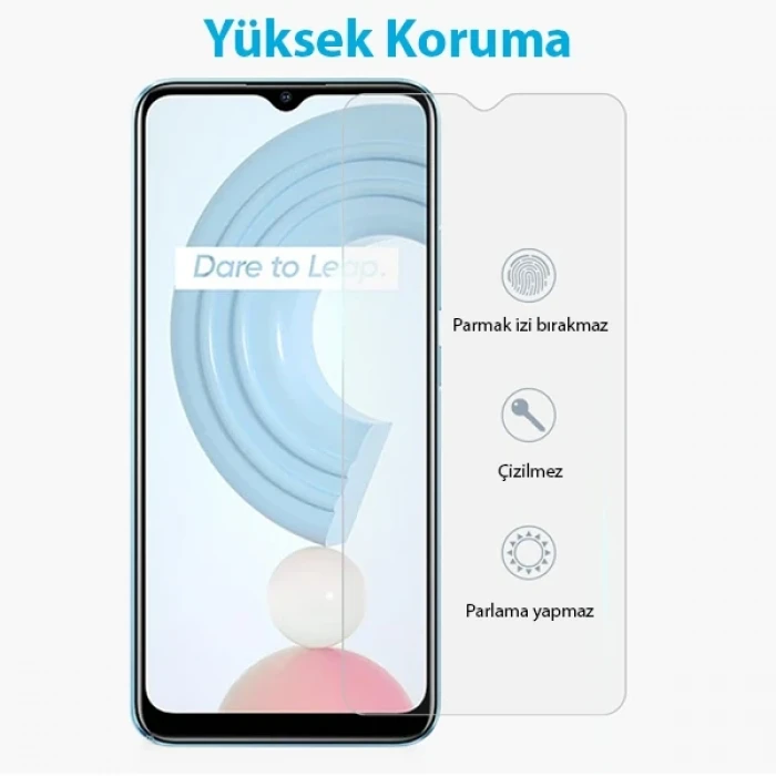 ieg™ Ally Oppo Realme C21 Tempered Cam Ekran Koruyucu