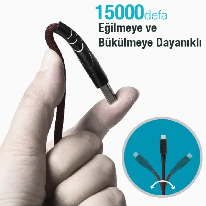 ieg™ Ally Qc3.0 Usb To Type-c Hızlı Şarj Kablosu