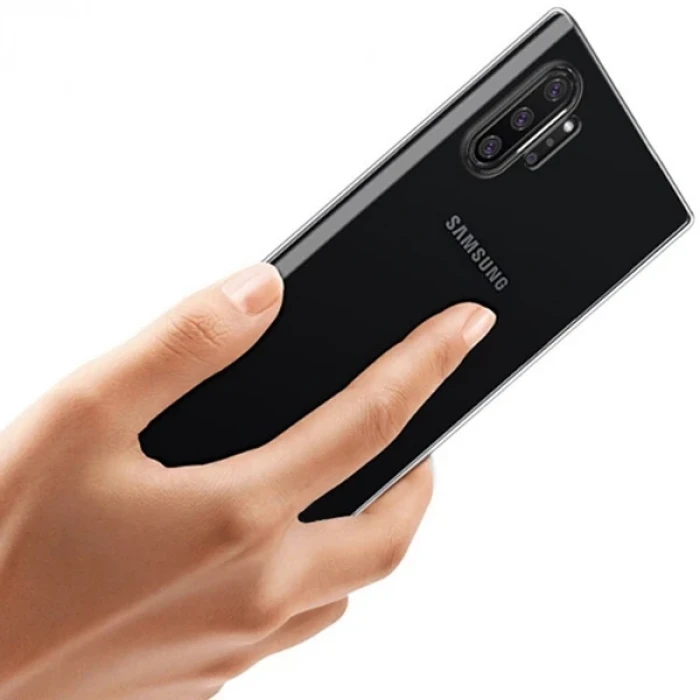 ieg™ Ally Samsung Galaxy Note 10 Ultra Slim Fit Şeffaf Silikon Kılıf