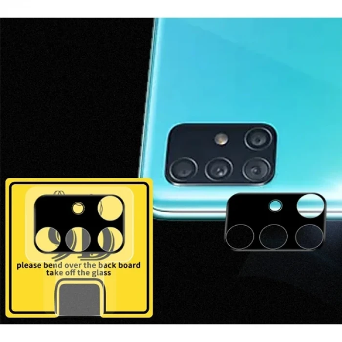 ieg™ Ally Sm Galaxy A51 Hd 3d Full Tempered Cam Kamera Koruyucu