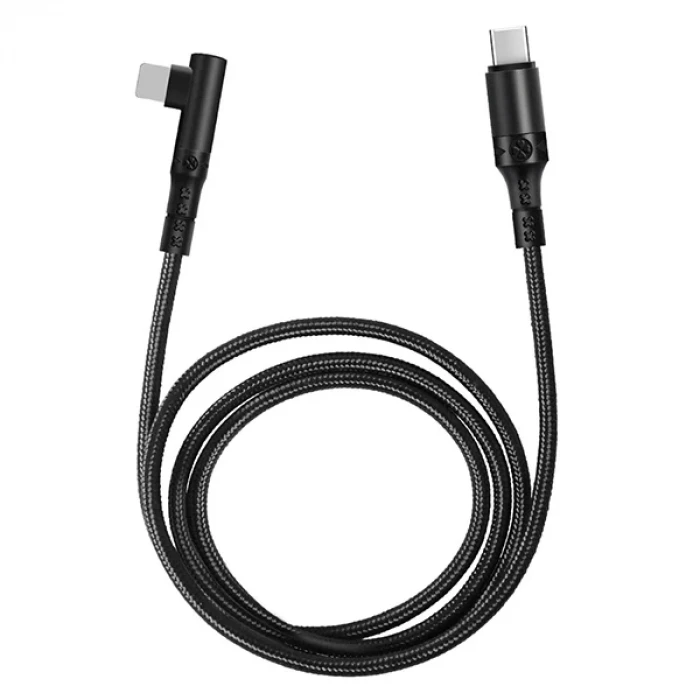 ieg™ Ally Type-c To İphone 20w Lightning Hızlı Şarj Kablosu Oyuncu 90 Derece Kablo