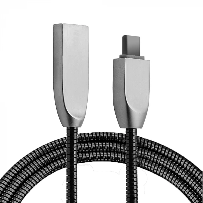 ieg™ Ally Usb Type-c Zinc Alloy Dayanıklı 24 A Metal Usb Kablo