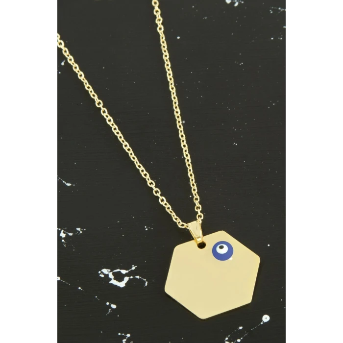 ieg™ Altıgen İsim Yazılabilir Kolye