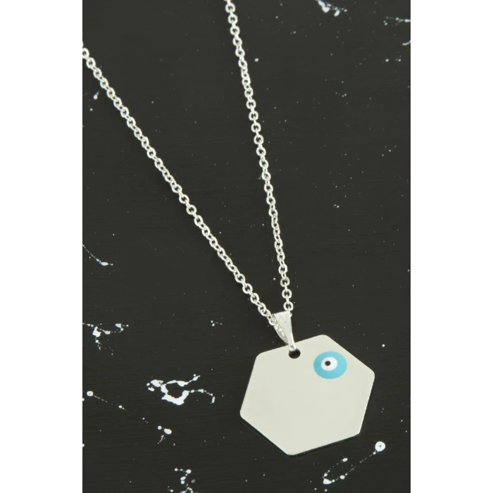 ieg™ Altıgen İsim Yazılabilir Kolye