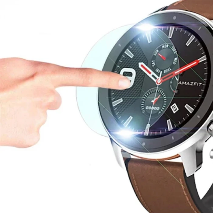 ieg™ Amazfit Gtr 42mm Tempered Cam Ekran Koruyucu