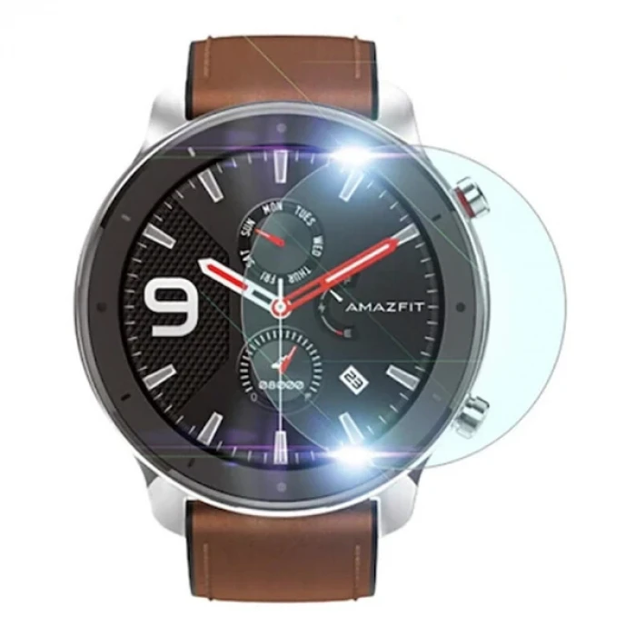 ieg™ Amazfit Gtr 47mm Tempered Cam Ekran Koruyucu