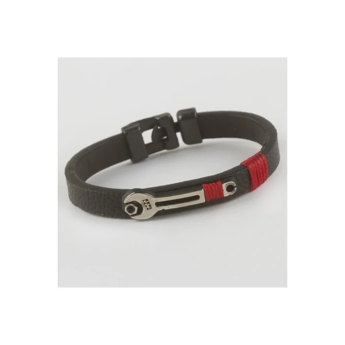 ieg™ Anahtar Figürlü Kaliteli Suni Deri Bileklik