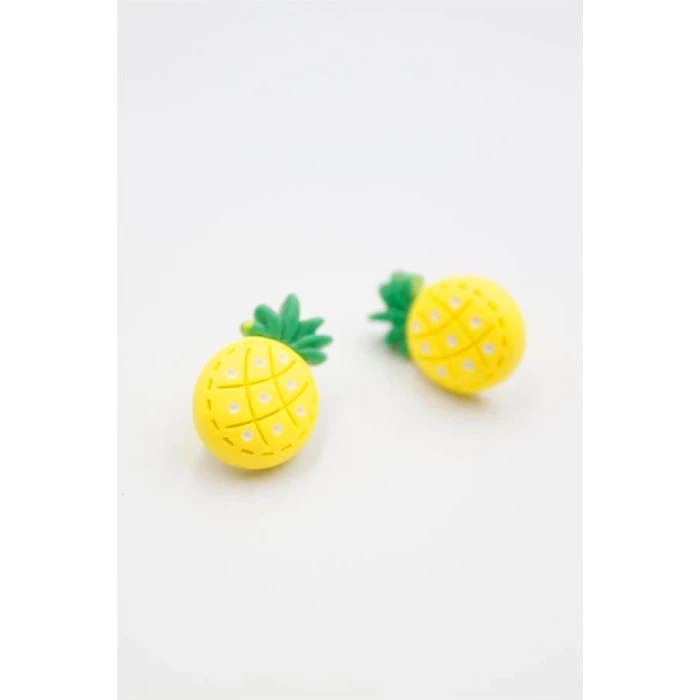 ieg™ Ananas Hamur Küpe - ÇOK RENKLİ