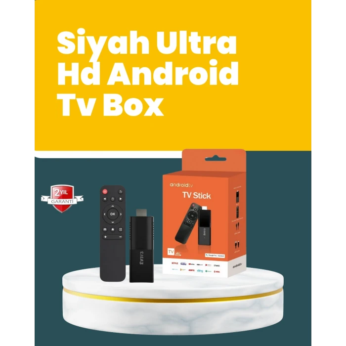 ieg™ Android TV Stick WiFi ve Bluetooth Bağlantılı