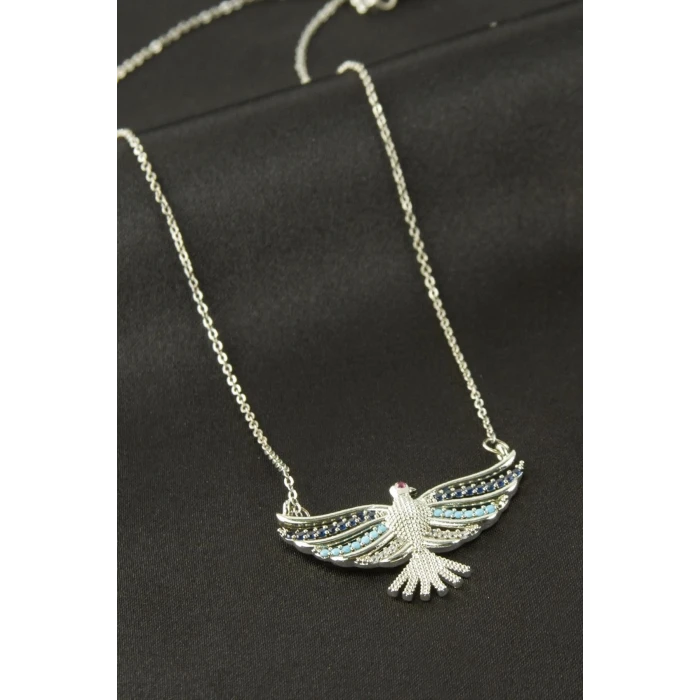 ieg™ Anka Kuşu Zirkon Taşlı Kolye