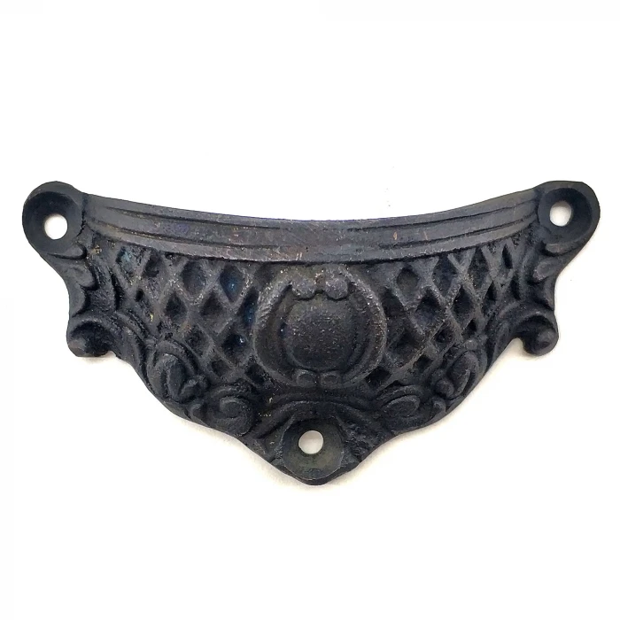 IEG Antika Tarz Dekoratif Pirinç Anıt Tas Mobilya, Çekmece Kulbu - 48x90 mm, Oksit