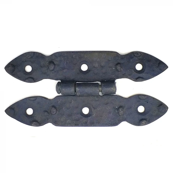 ieg™ Antika Tarz Dekoratif Pirinç Düğmeli Menteşe - 117x57 mm, Oksit