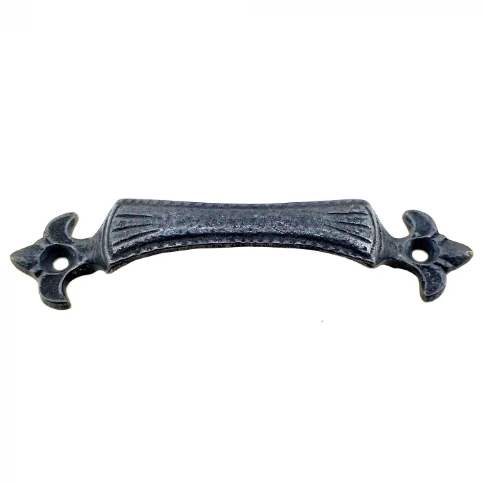 IEG Antika Tarz Dekoratif Pirinç Lale Mobilya Kulbu - 27x115 mm, Oksit