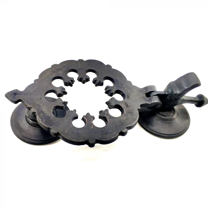 IEG Antika Tarz Dekoratif Pirinç Osmanlı Kapı Tokmağı, Taktak - 265x75mm, Oksit