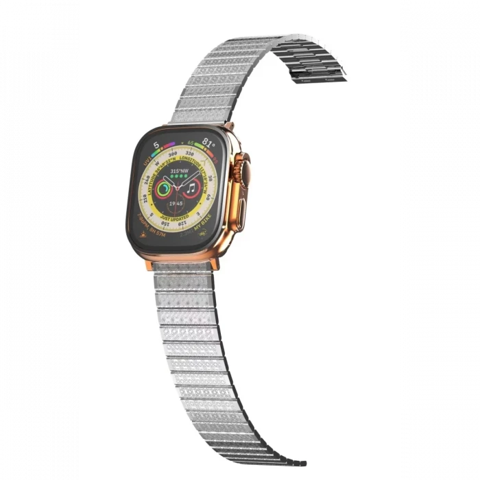 ieg™  Apple Watch 38mm Made Metal Kordon - Gümüş