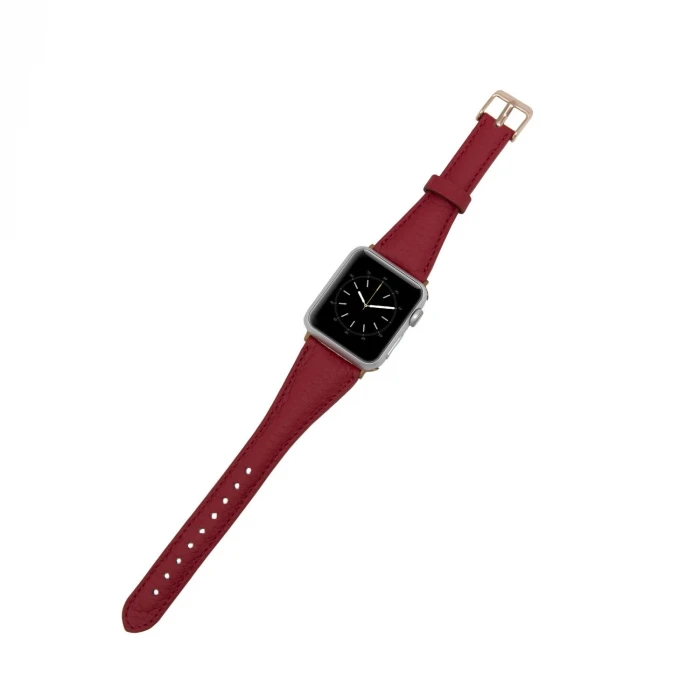 ieg™ Apple Watch Uyumlu Deri Kordon 42-44-45mm Slim ERC2
