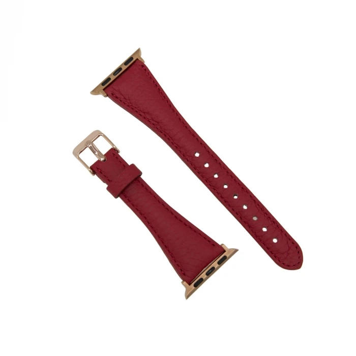 ieg™ Apple Watch Uyumlu Deri Kordon 42-44-45mm Slim ERC2