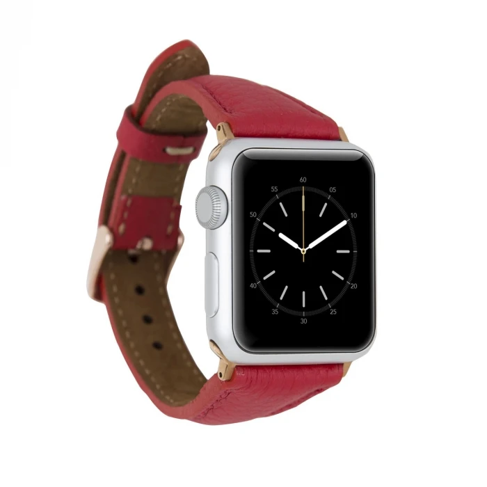 ieg™ Apple Watch Uyumlu Deri Kordon 42-44-45mm Slim ERC2