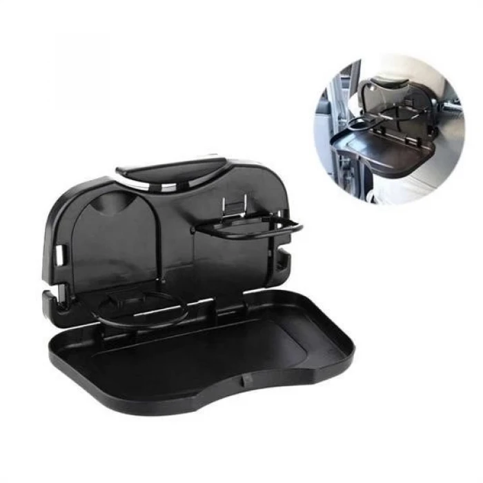 ieg™ Araba Koltuk Arkası Katlanabilir Tepsi Siyah